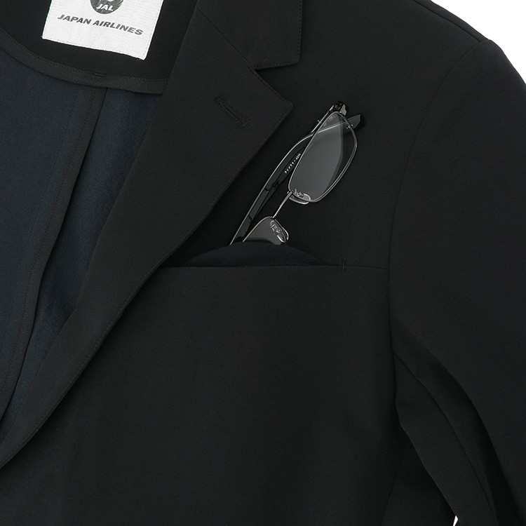 UNTRACK]JALオリジナル ストレッチジャケット ブラック L(L ブラック