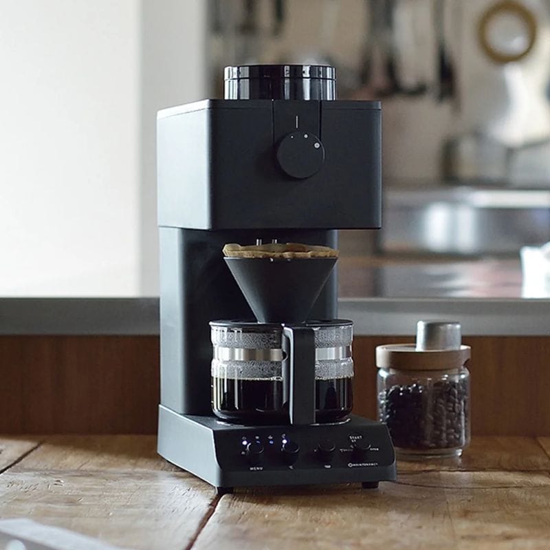 TWINBIRD ツインバード 全自動コーヒーメーカー 3杯用 ブラック CM