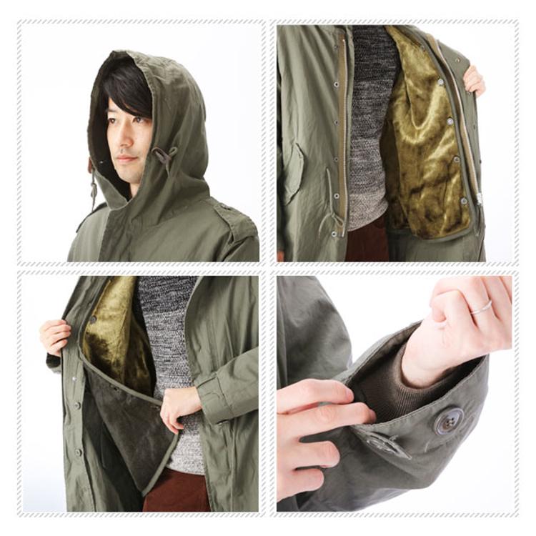 モッズコート ヒューストン HOUSTON メンズ レディース アウター 裏