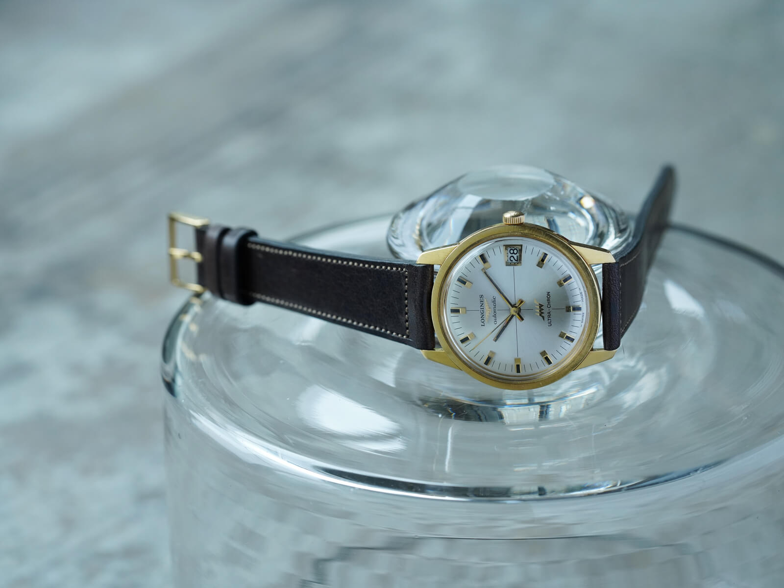 ロンジン/ウルトラクロンデイト/シルバーダイヤル/Longines/Ultra