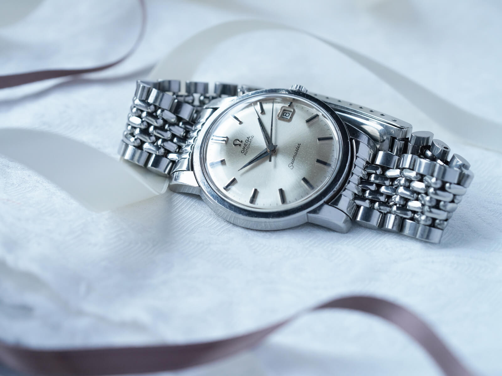 オメガ/シーマスターデイト/シルバーダイヤル/Omega/Seamaster Date