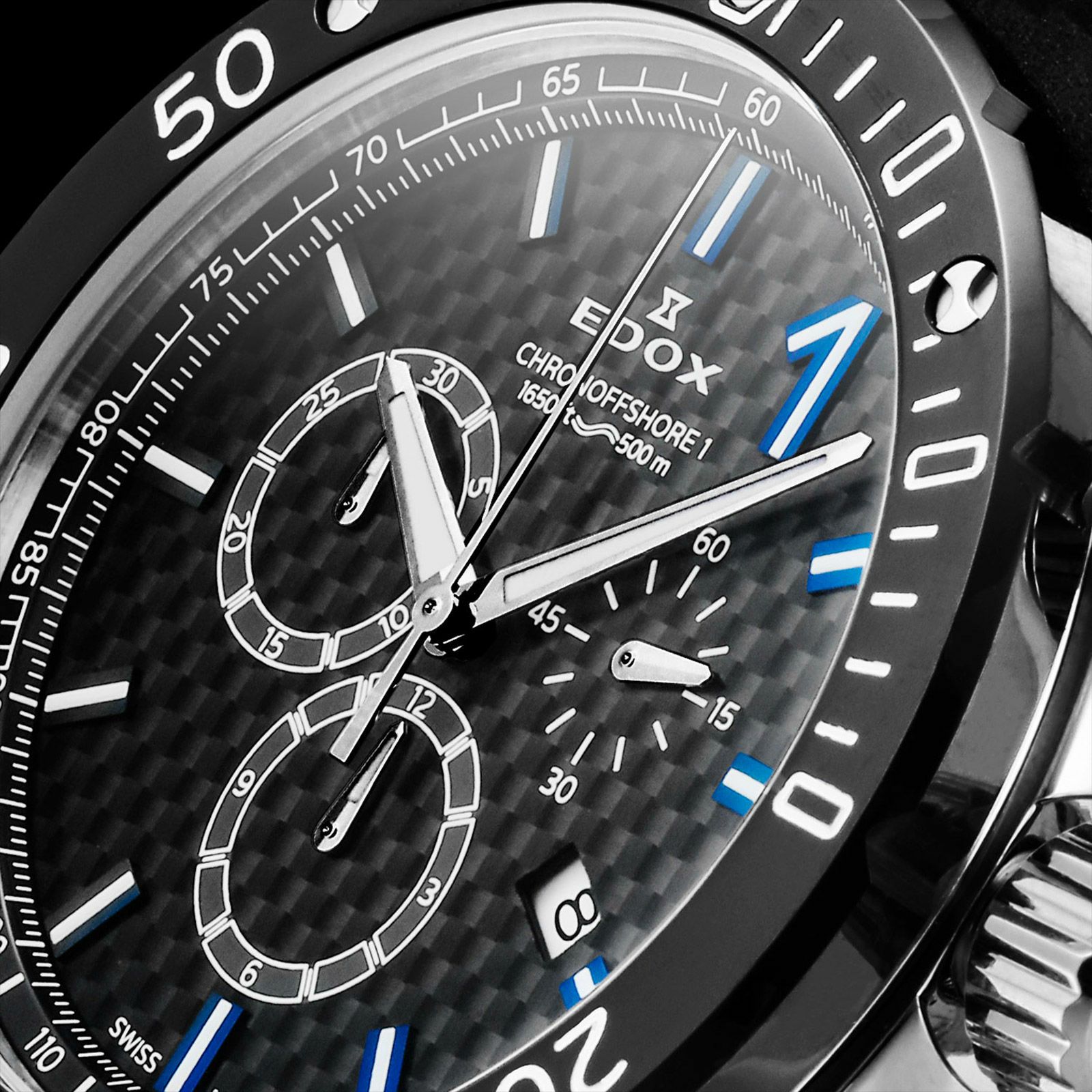 クロノオフショア1 クロノグラフ | EDOX Official Site