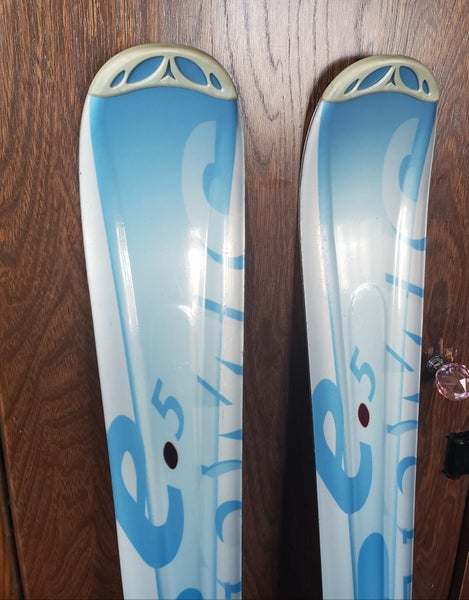 WOMENS 148cm ATOMIC e.5 Zone Skis *USED* READY TO USE CONDITION