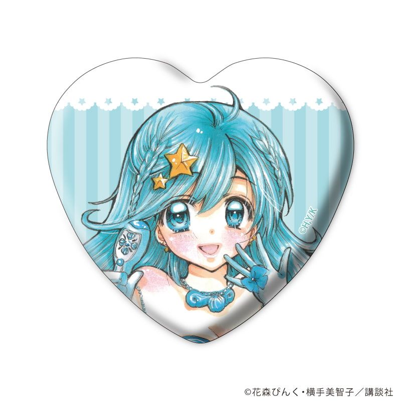 ハート型缶バッジ「マーメイドメロディーぴちぴちピッチ」01/アイドル