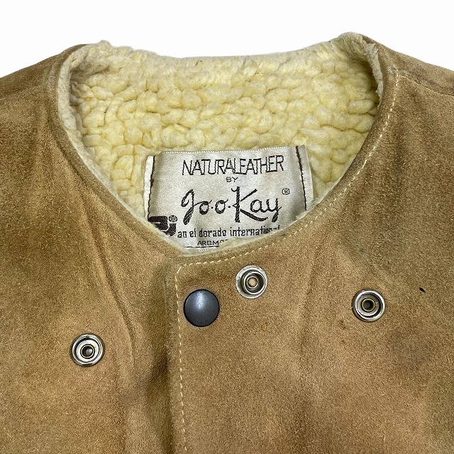 JOO-KAY SUEDE VEST 60S 「裏ボア、サイズ38」｜SAFARI サファリ