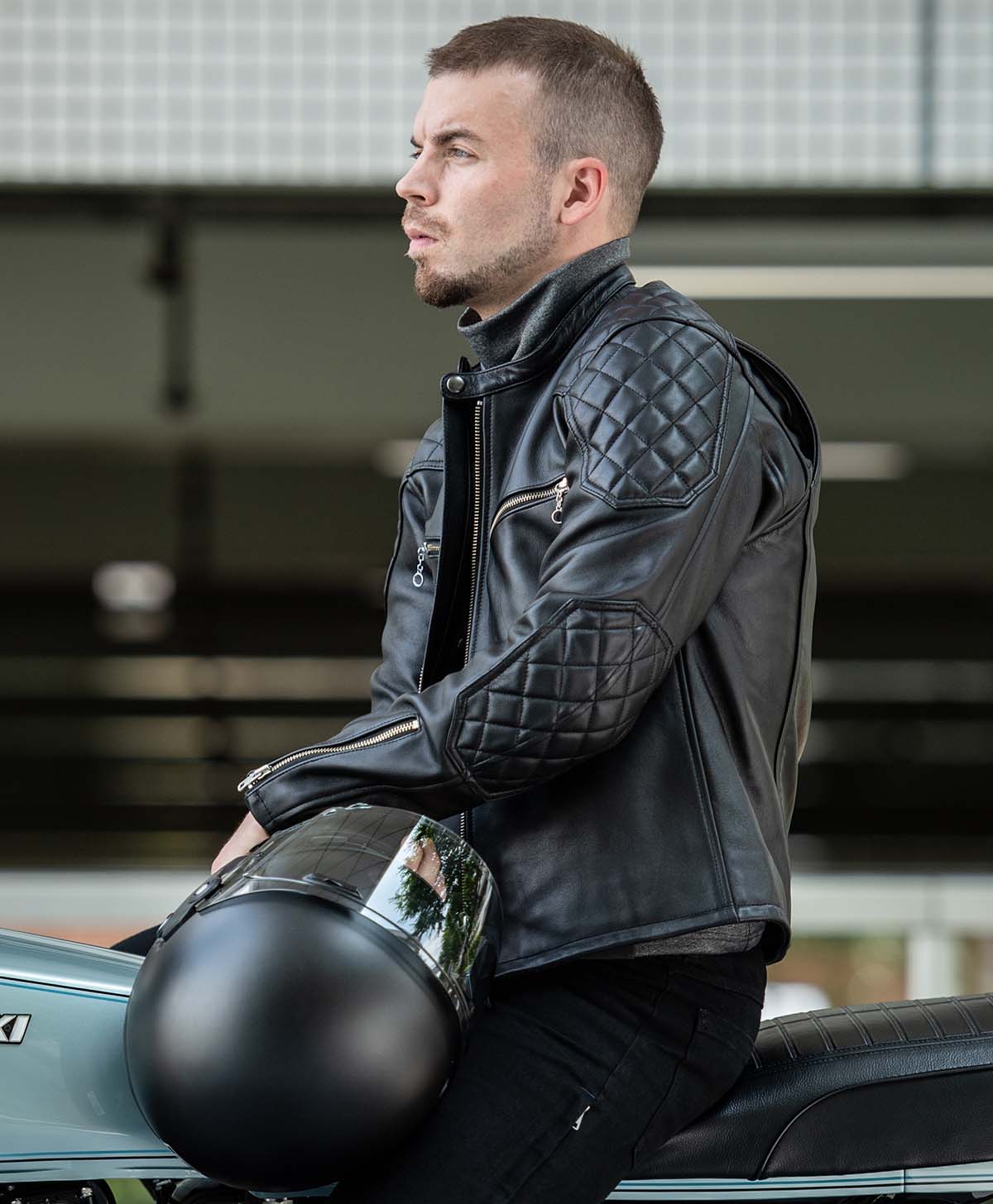 革ジャン レザーパテッドジャケット｜カドヤ公式オンラインショップ