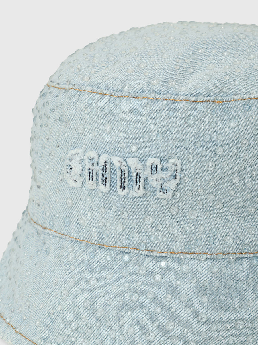 drop patternデニムバケットハット