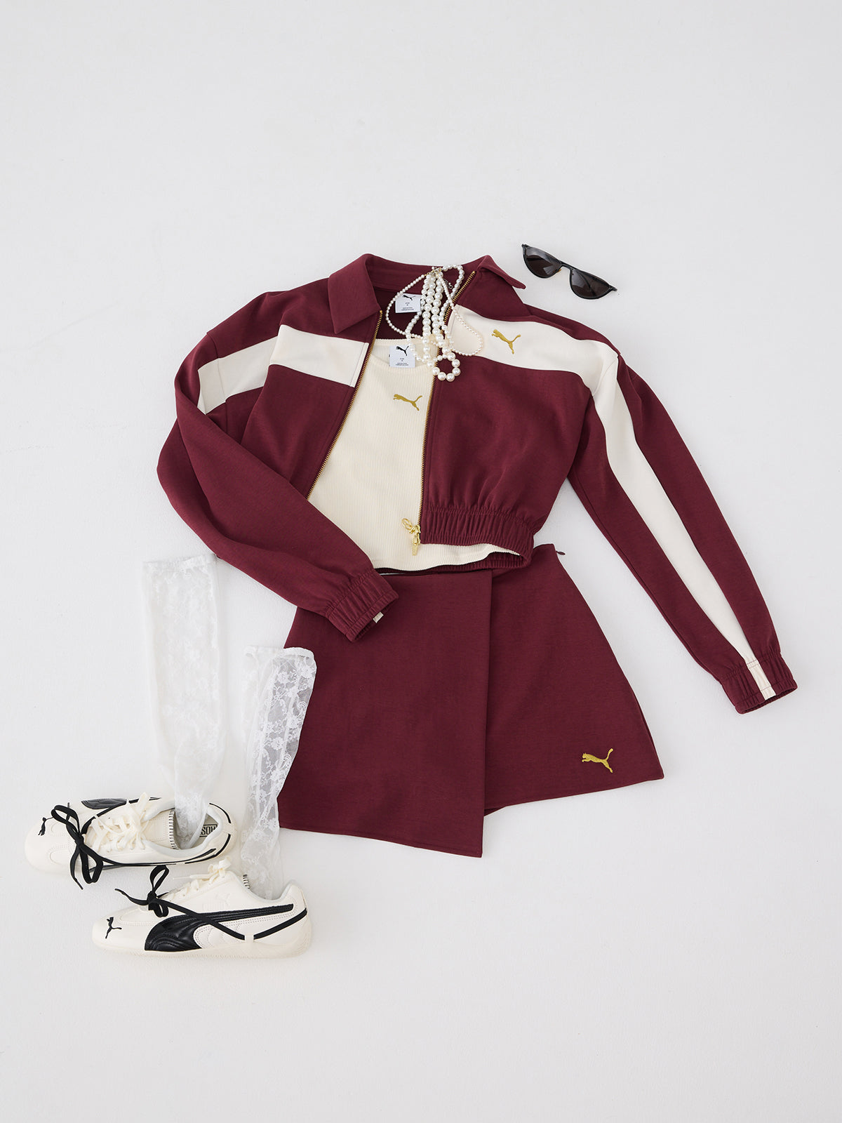 PUMA×EIMY ISTOIRE】トラックジャケット×スカショーパンSET