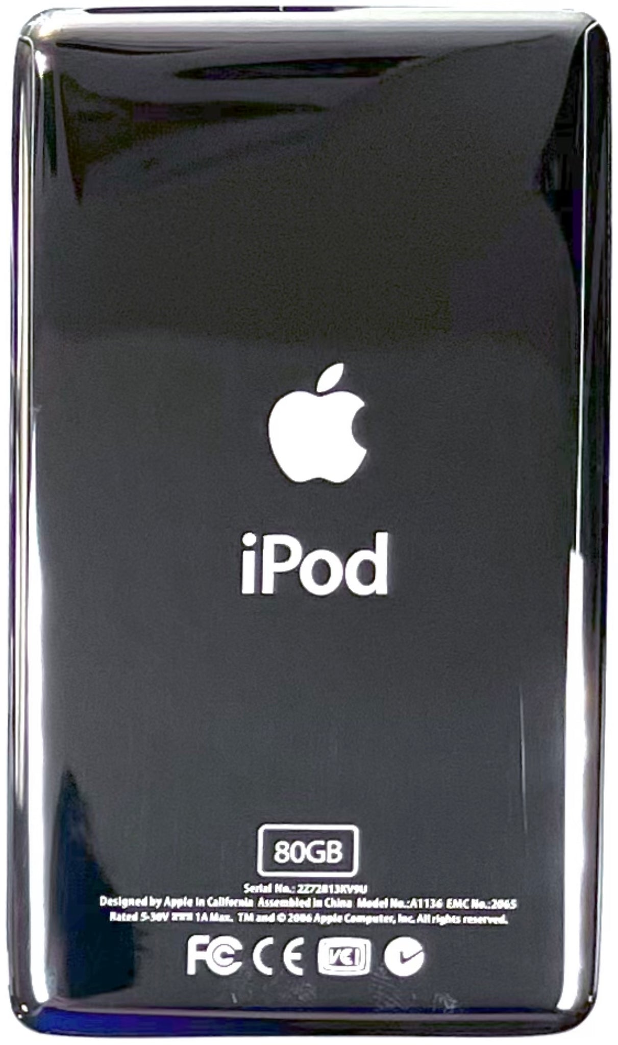 Thick 80GB Backplate for Apple iPod Video 5th 5.5 & iPod Classic