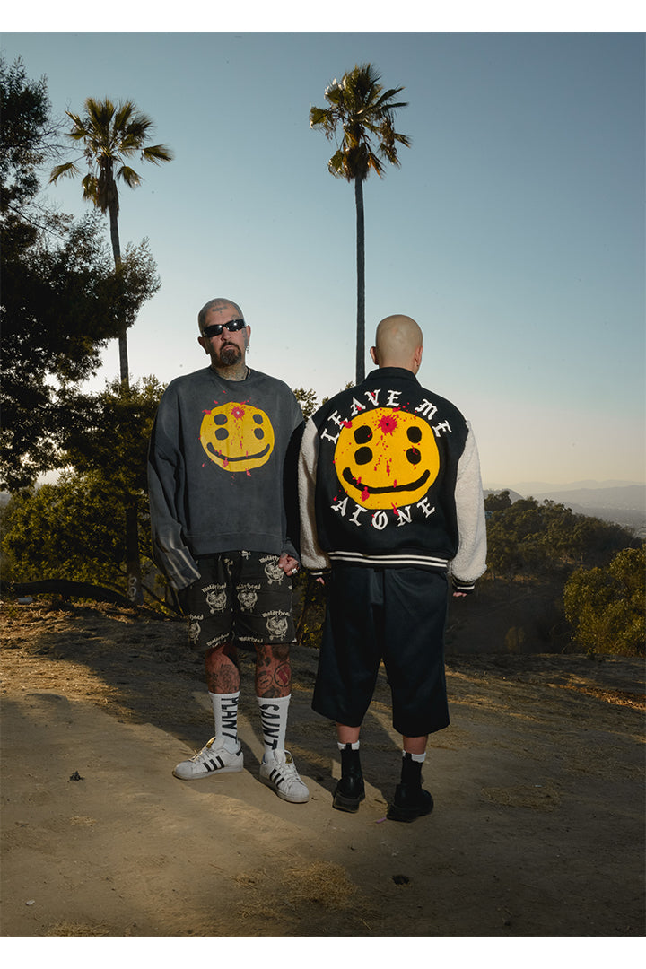 Saint Mxxxxxx /CP_VARSITY JKT/LMA/BLACK│正規通販elephants