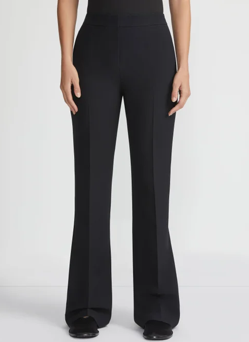 Wool-Silk Crepe Saint Marks Flared Pant – Elizabeth Anthony