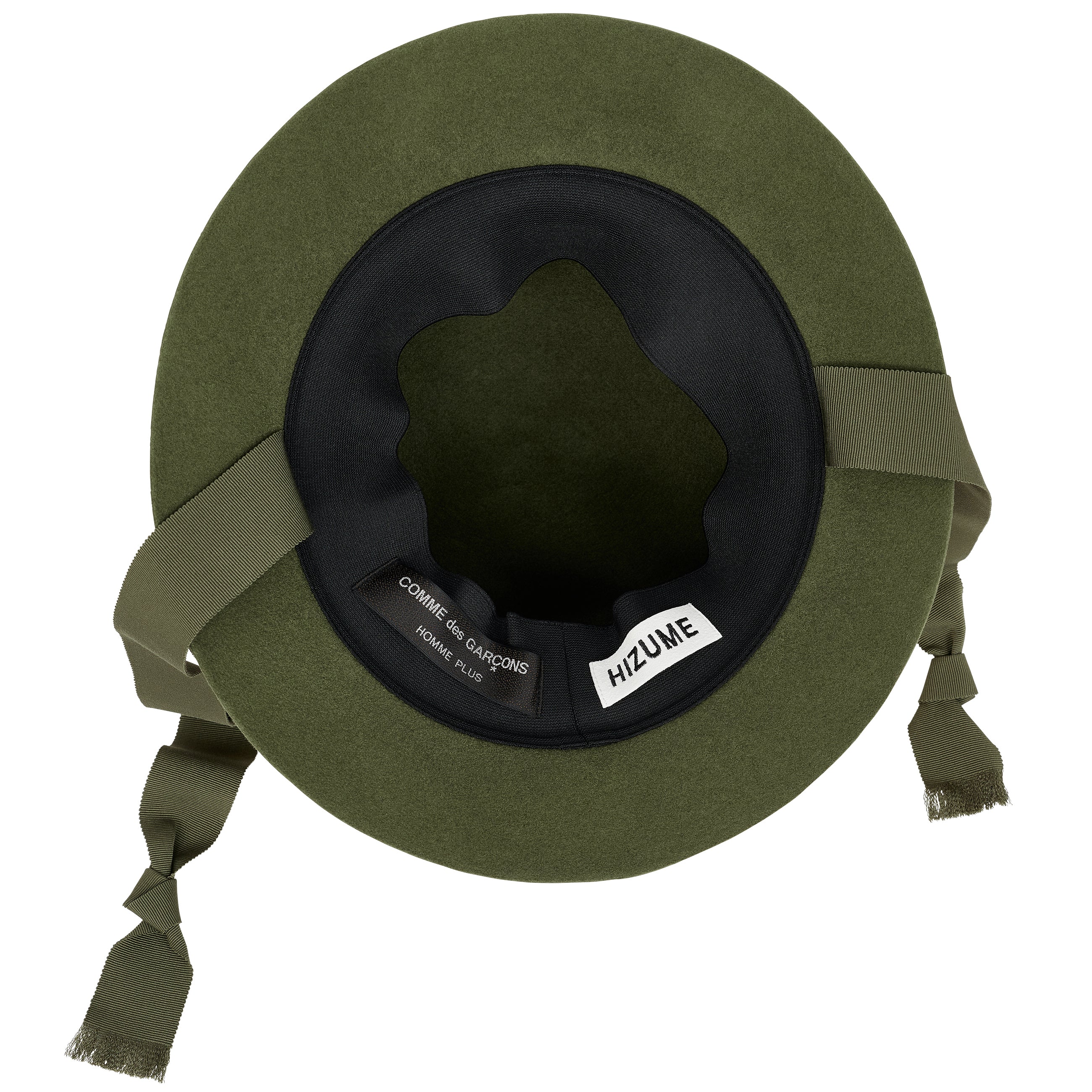 HIZUME COLLABORATION HAT OLIVE - COMME des GARÇONS HOMME PLUS(コム