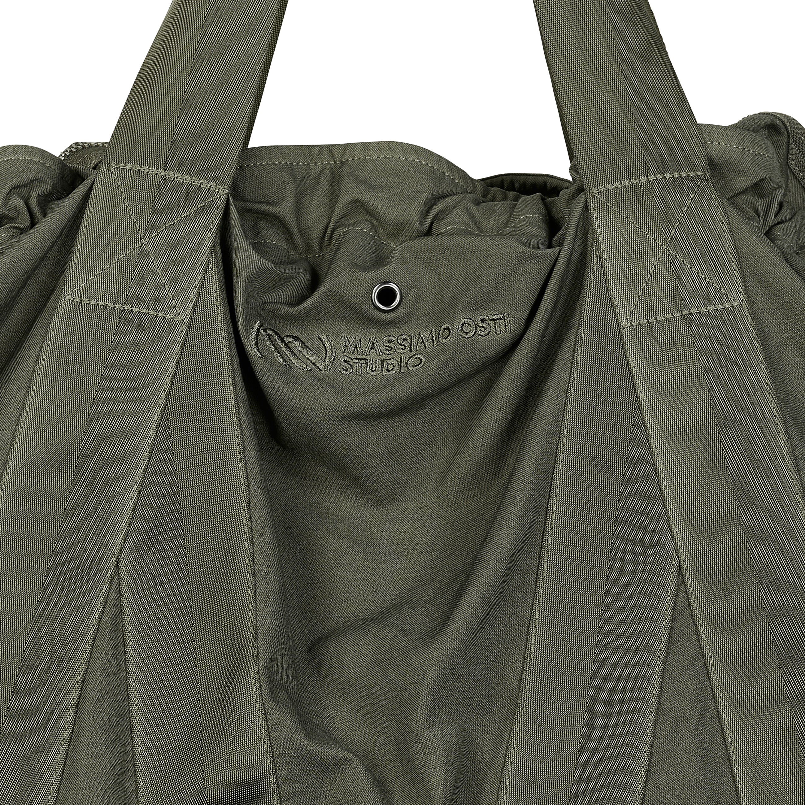 GARMENT DYED TOTE BAG OLIVE - Massimo Osti Studio(マッシモ