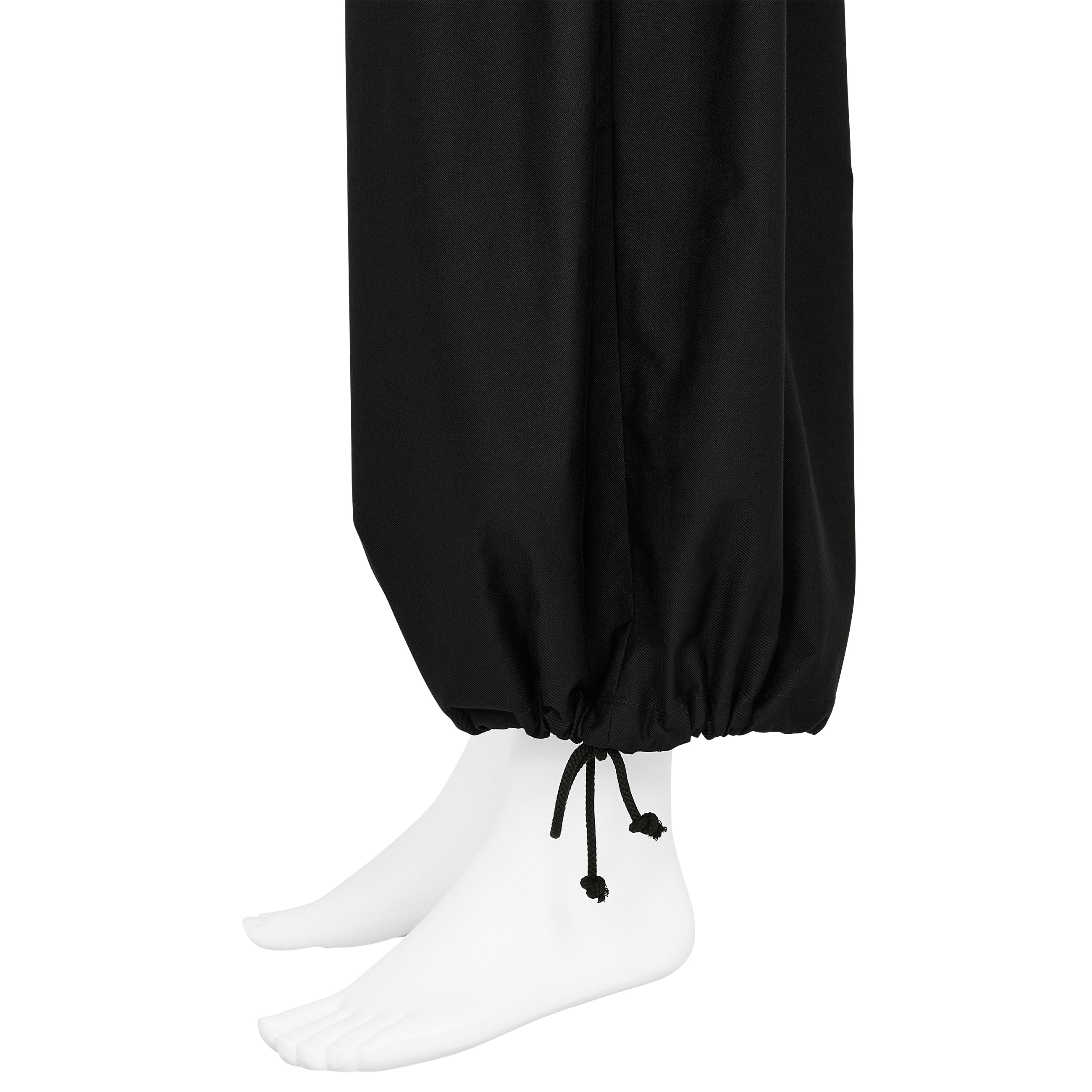 WIDE BALLOON PANTS BLACK - Yohji Yamamoto POUR HOMME(ヨウジ