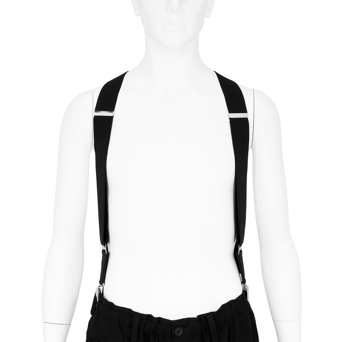 X SUSPENDER BLACK - Yohji Yamamoto POUR HOMME(ヨウジ ヤマモト