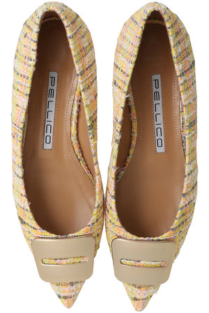 PELLICO(ペリーコ)｜ANELLI FIBBIA ツイードフラットシューズ/マルチ