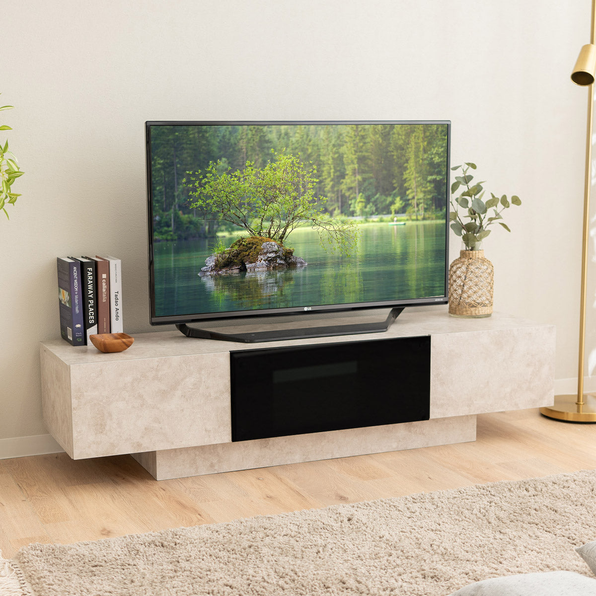 HEIM】 テレビボード テレビ台 ローボード 幅150 幅180 セラミック調