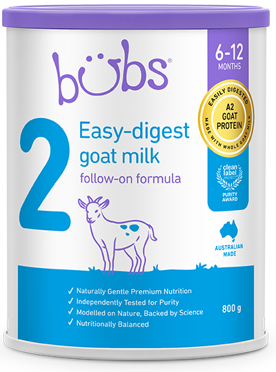 Bubs（バブズ）ヤギ・ゴートミルク ステップ2（6～12カ月）大缶 800g