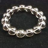 コロンビア産 スモーキーレムリアンシード 14mm玉ブレスレット 証明