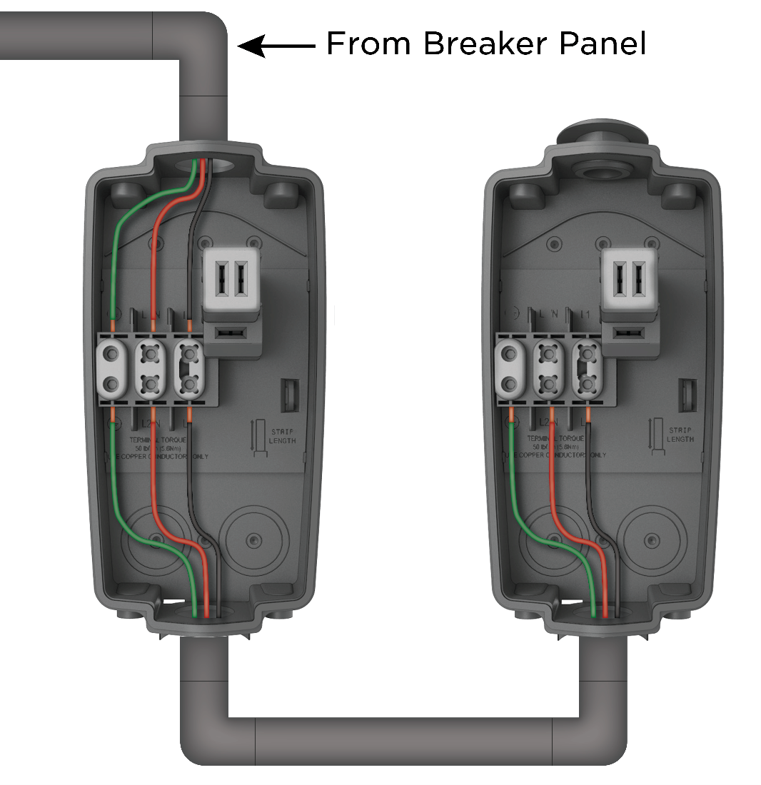 Daisy Chaining Multiple Wall Connectors