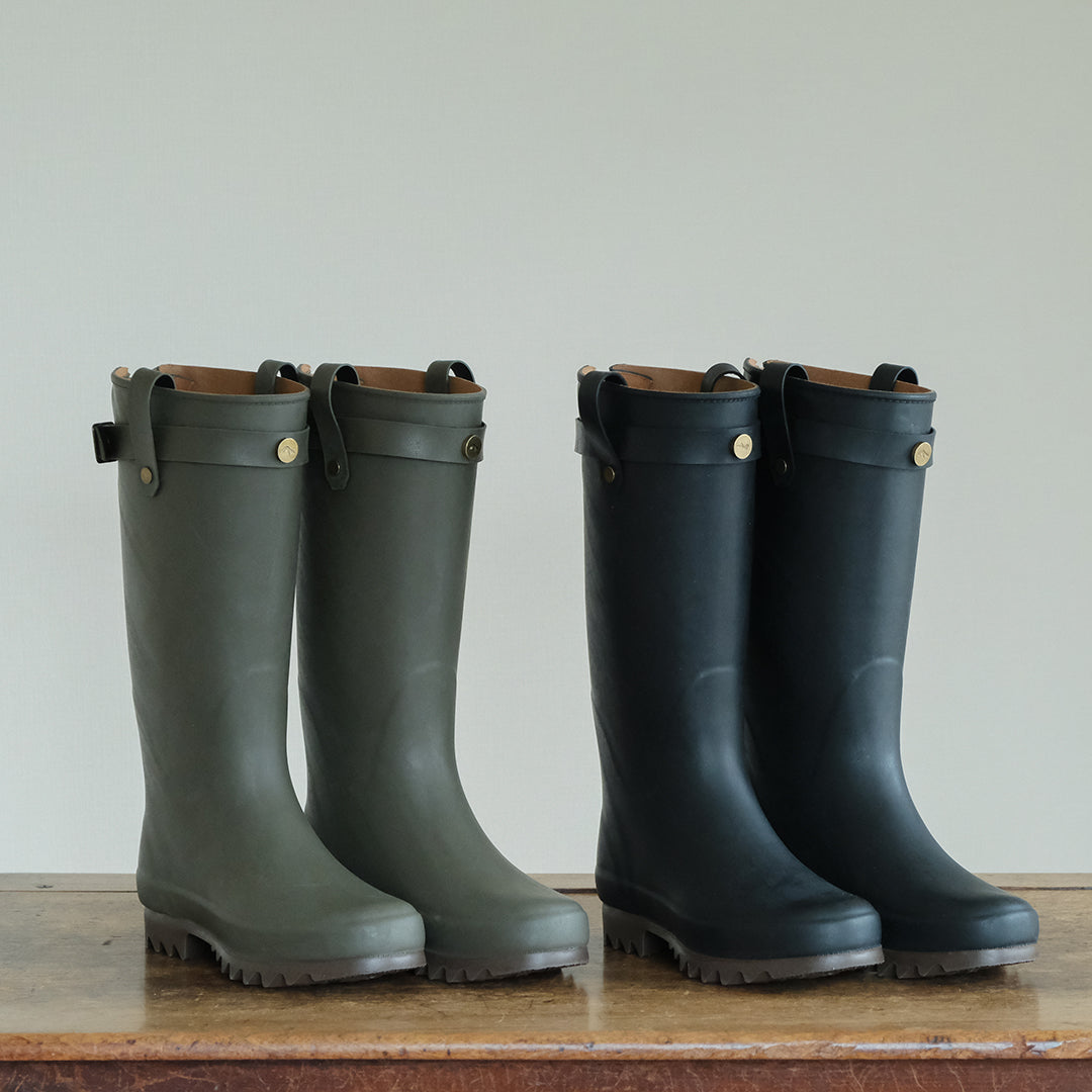 柔らかいから心地よい、老舗メーカーがつくる現代のラバーブーツ