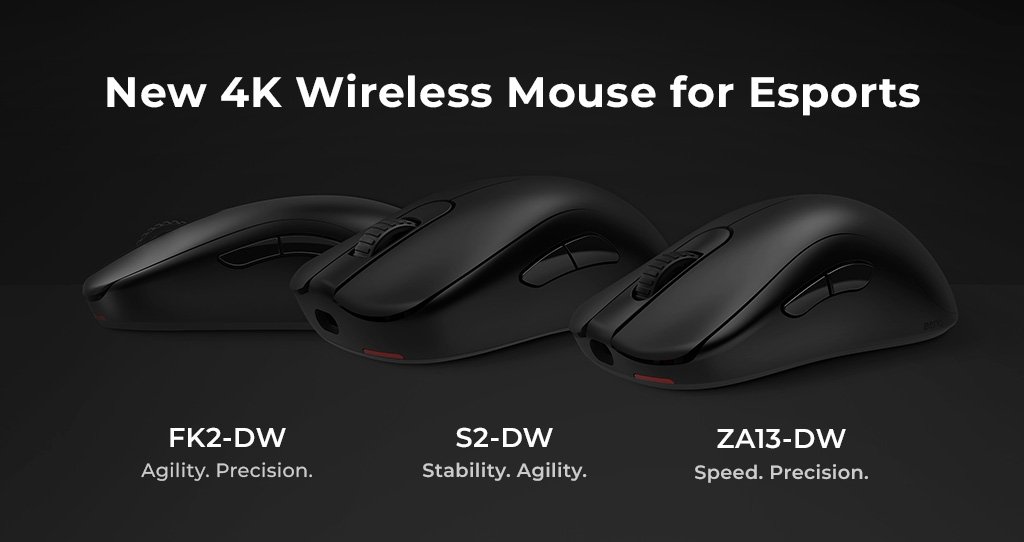 最大ポーリングレート4,000Hz】BenQからZOWIEブランド初となる右利き用