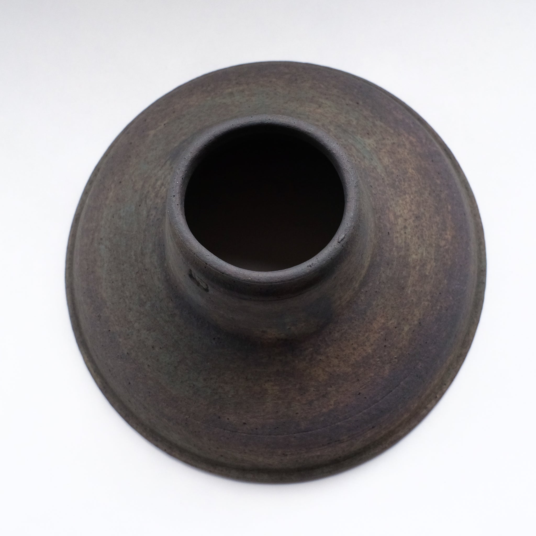 伊藤環 錆銀彩業務型ランプシェード Kan Ito Rusty-silver glazing