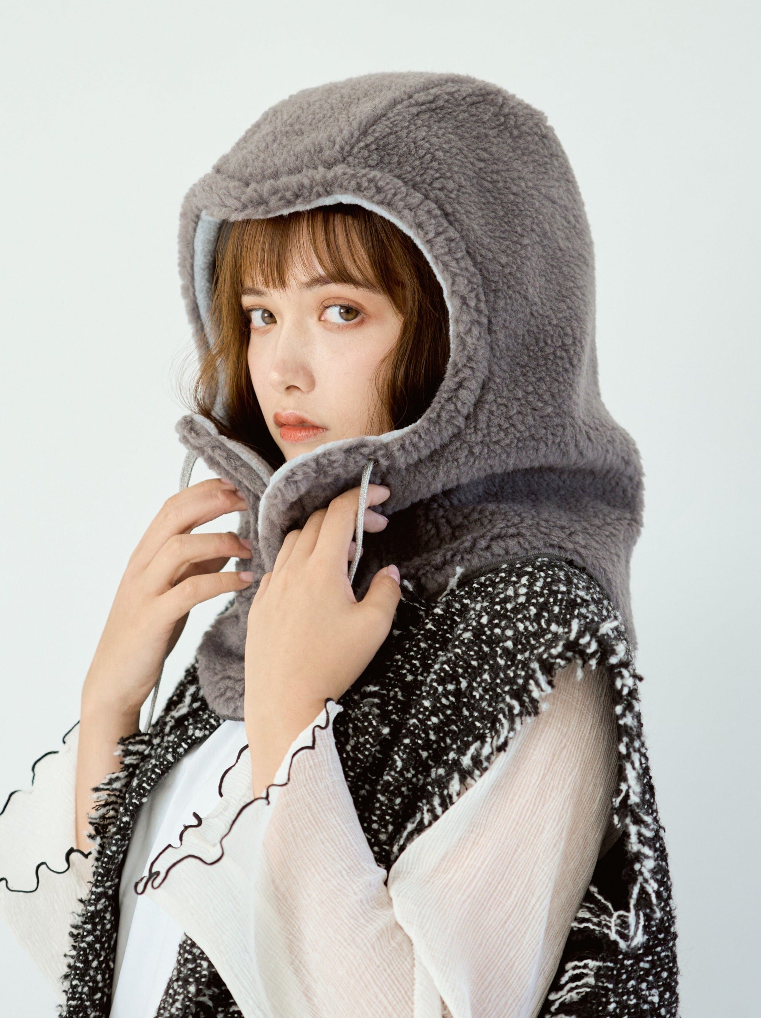 Wool Boa Balaclava – ETRE'MIU