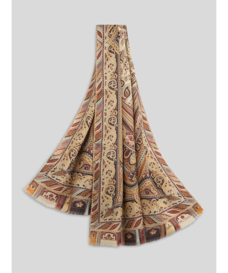 ETRO/エトロ_Women通販 | カシミアとシルクのプリントスカーフ【送料