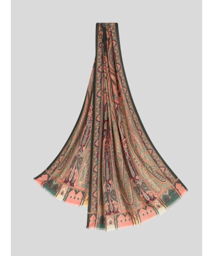 ETRO/エトロ_Women通販 | プリント ウール&シルク ショール【送料無料