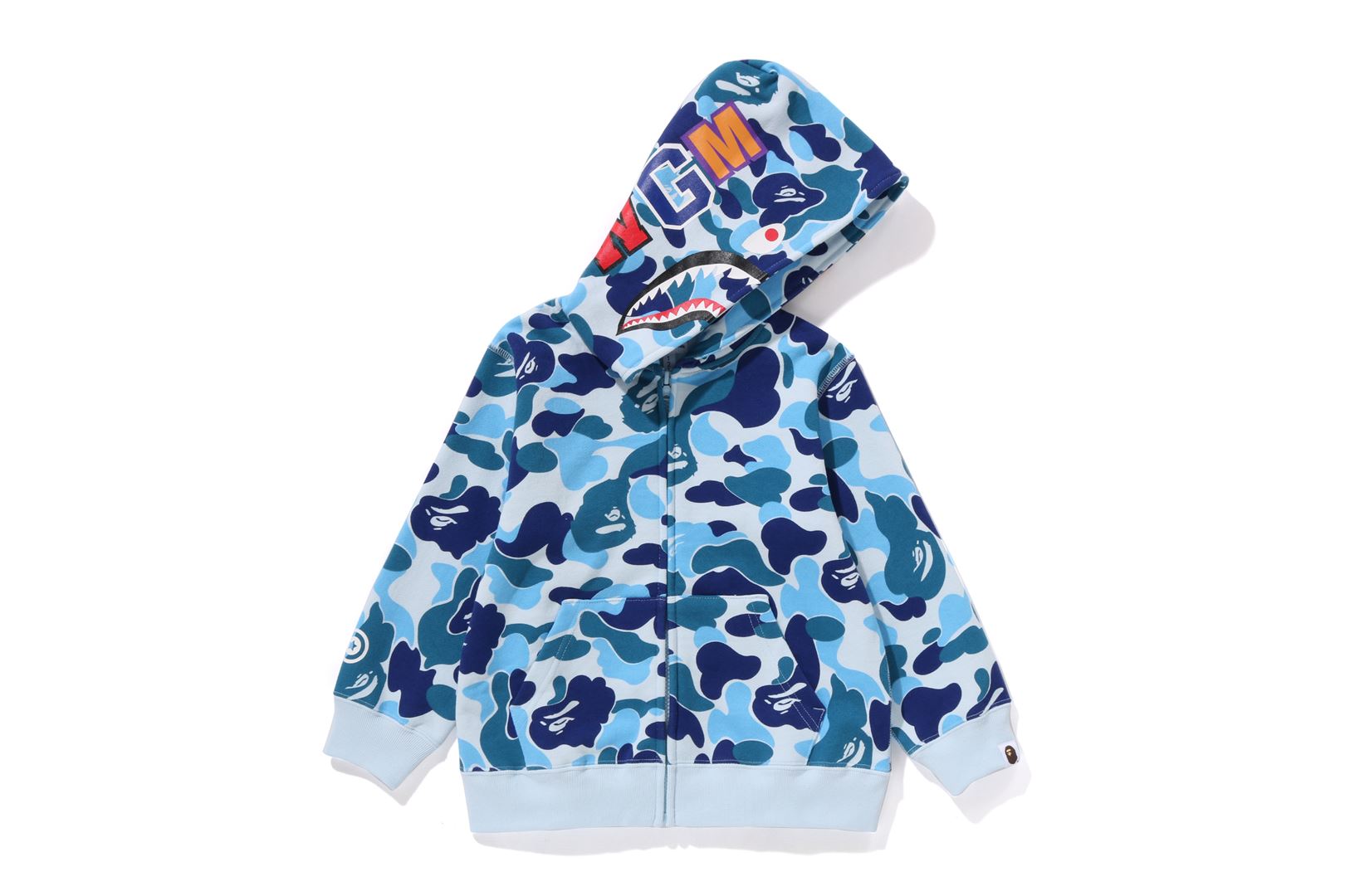 ABC CAMO SHARK ZIP HOODIE KIDS – eu.bape.com