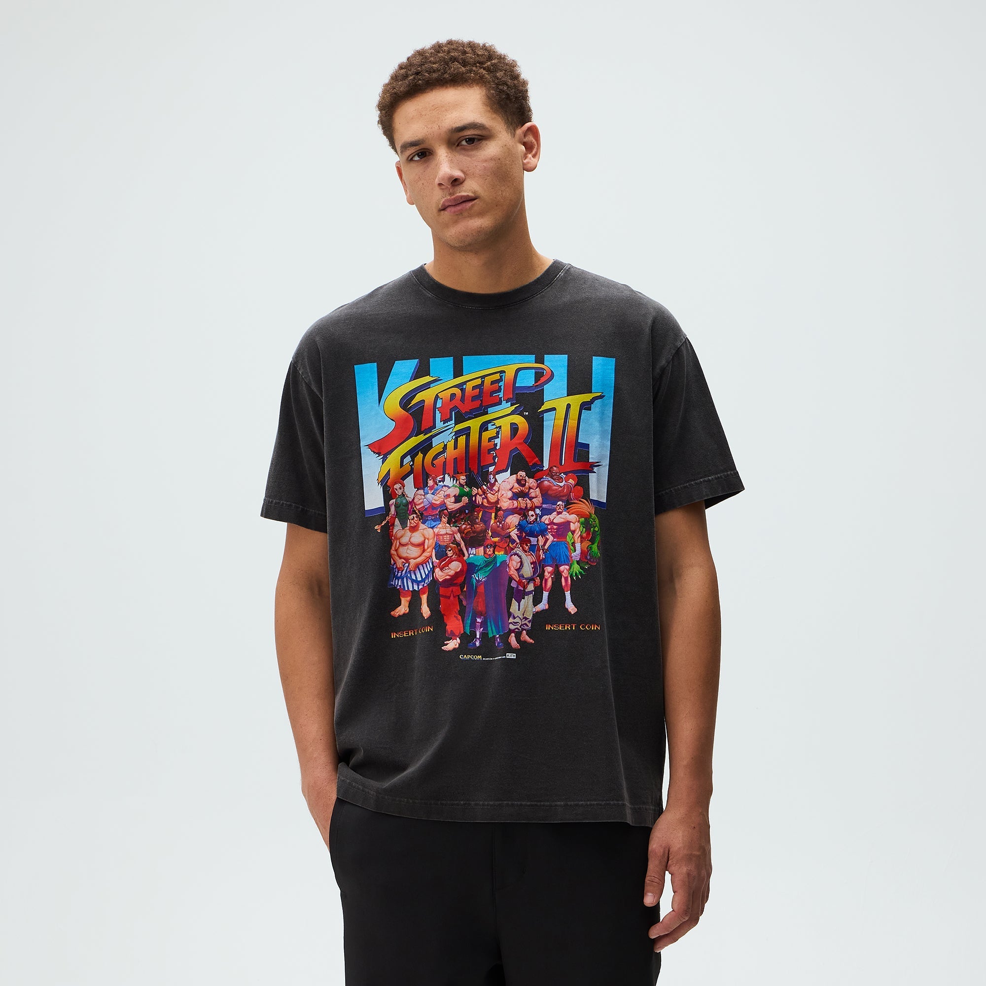 Capcom | Kith Super Street Fighter Vintage Tee - Black – Kith Europe