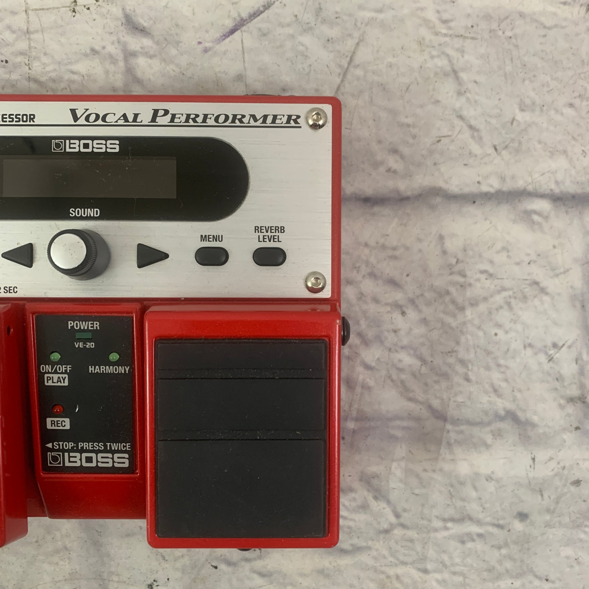 Boss VE-20 Vocal Performer Vocal Effect Pedal - Evolution Music