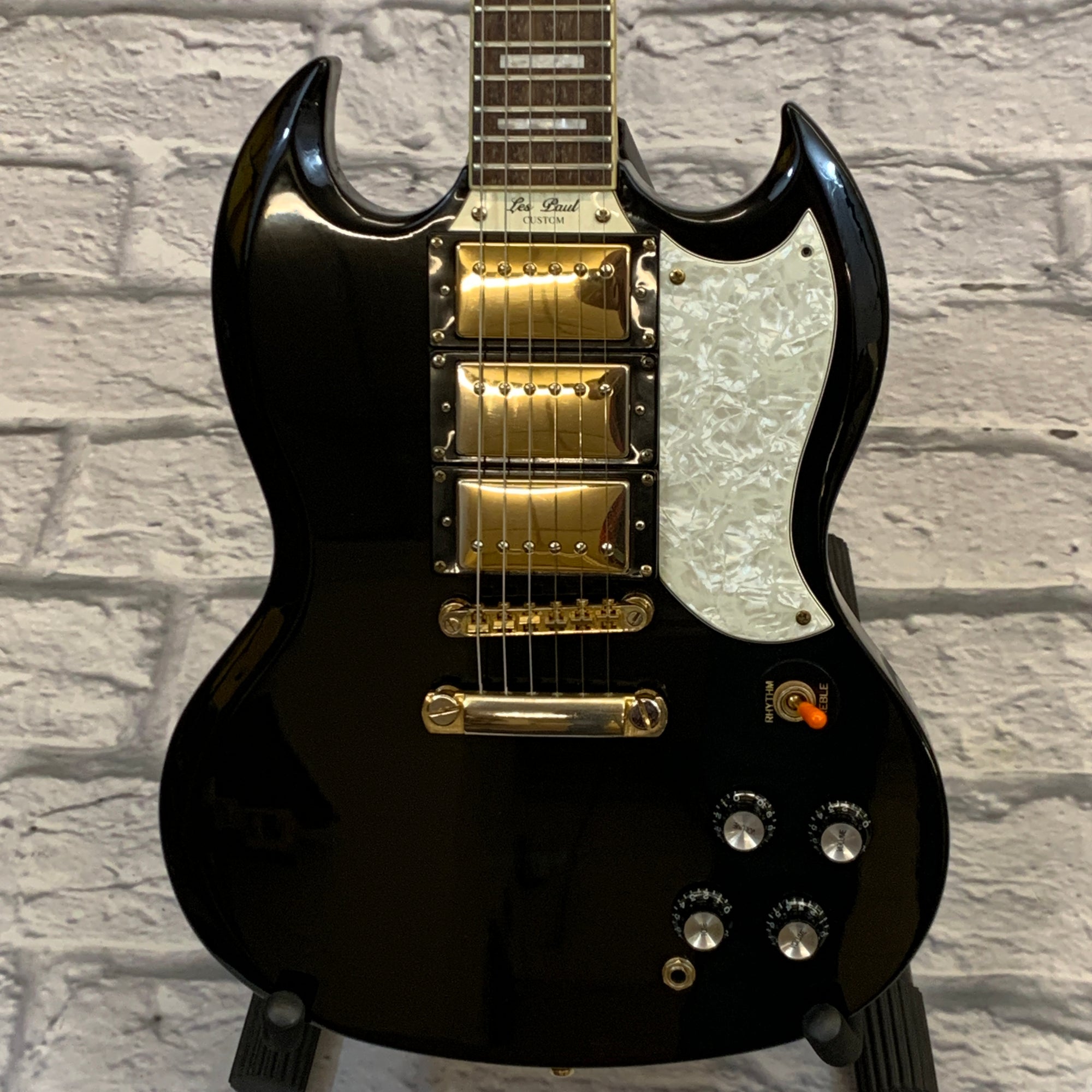Epiphone SG G-400 Les Paul Custom Black w/ Gold Hardware