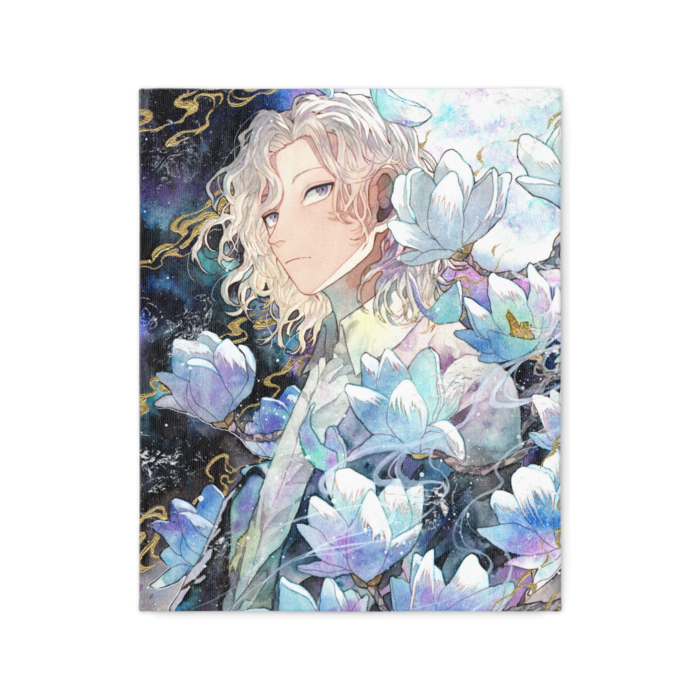 手描きイラスト オリジナル 透明水彩 グッズ キャンバス - F3 8種類