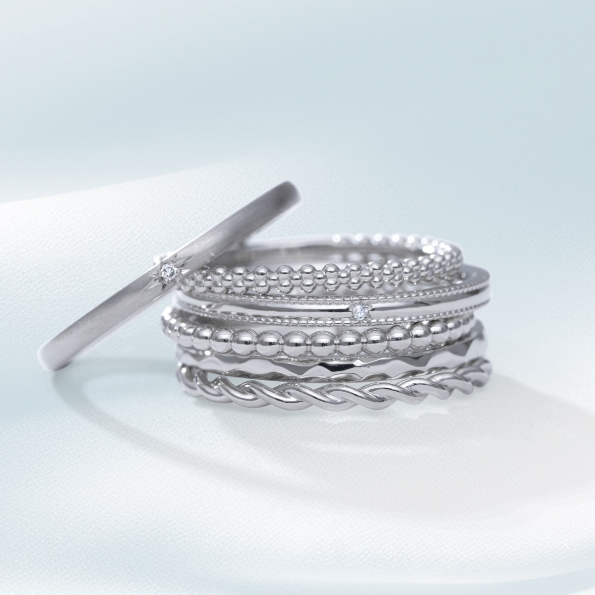 スタックリング NEC012 ツイスト PT900 プラチナ – facett 公式