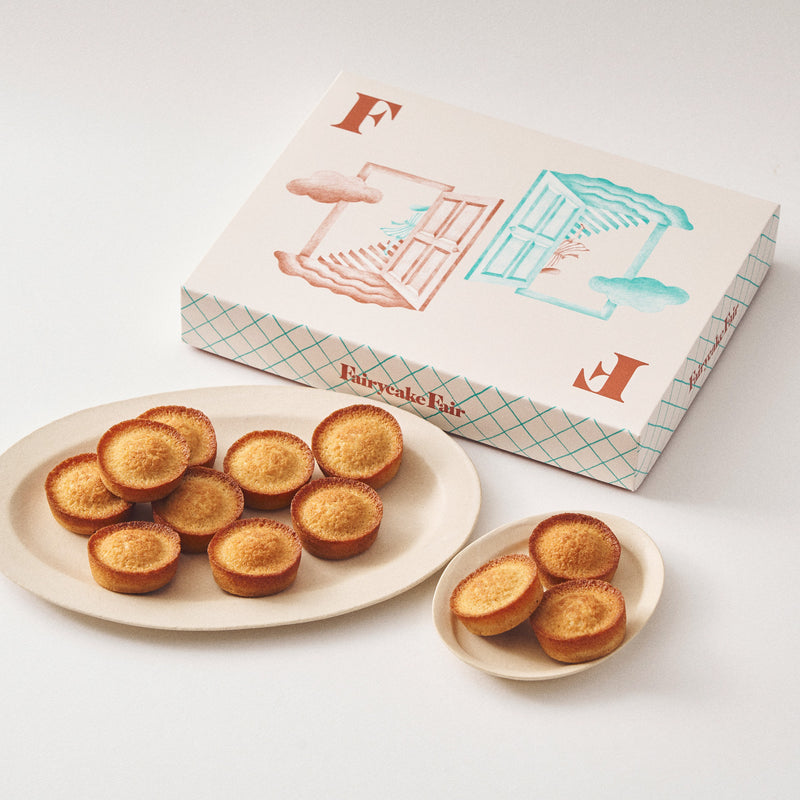 焦がしバターのフィナンシェカップケーキ 12個入 – Fairycake Fair