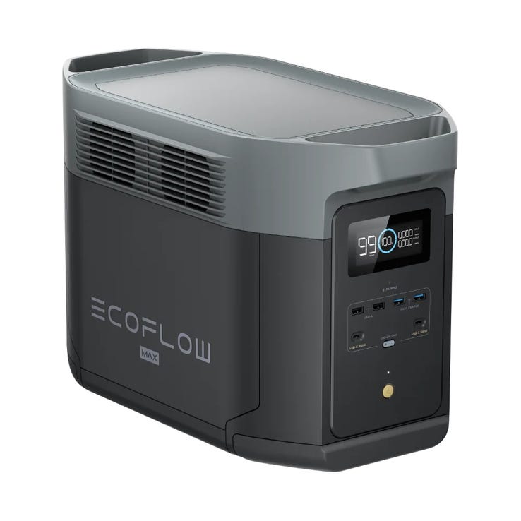 レンタル] EcoFlow(エコフロー) DELTA 2 Max ポータブル電源 (2048Wh