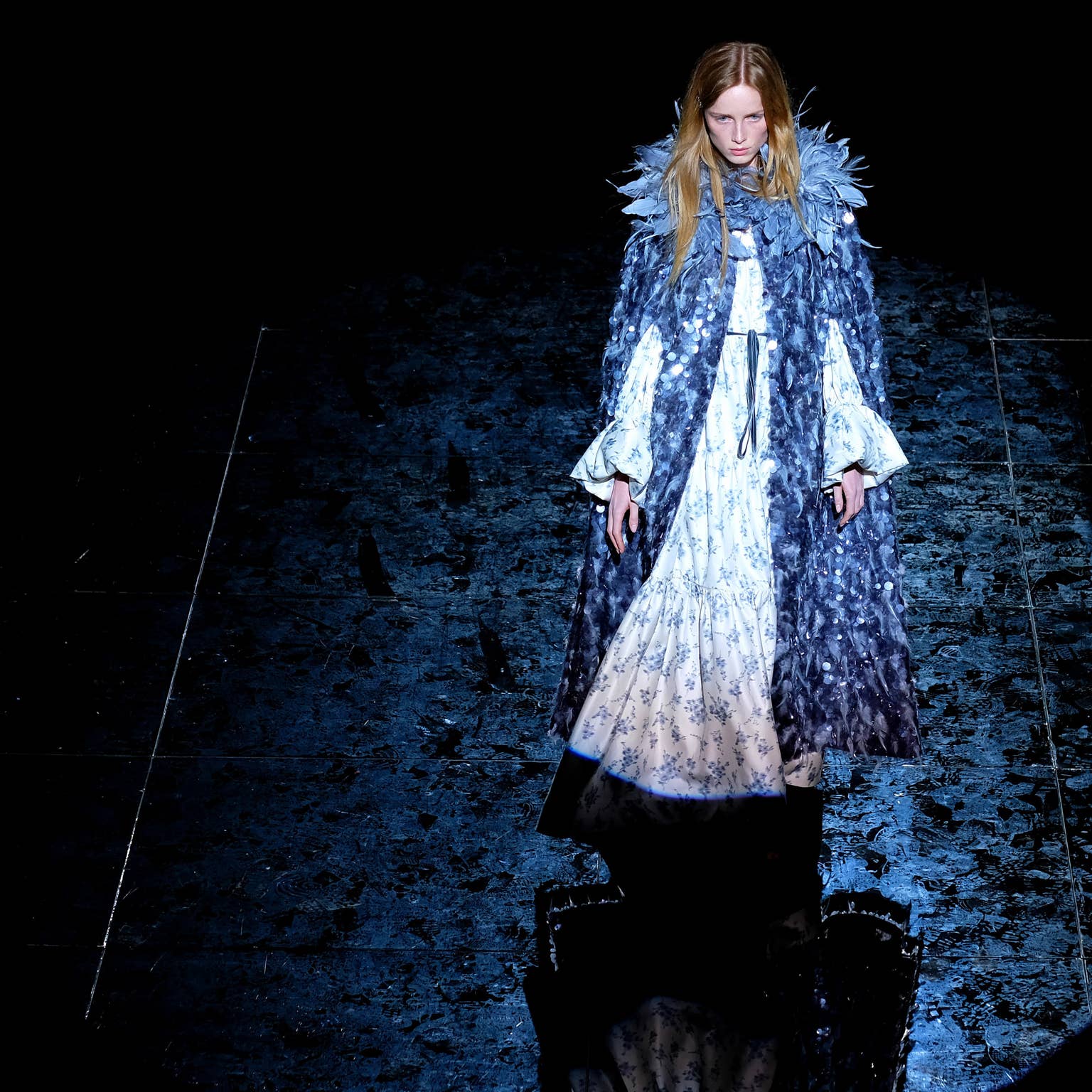 Marc Jacobs's Pitch-Black Runway Show Put a Spotlight on His