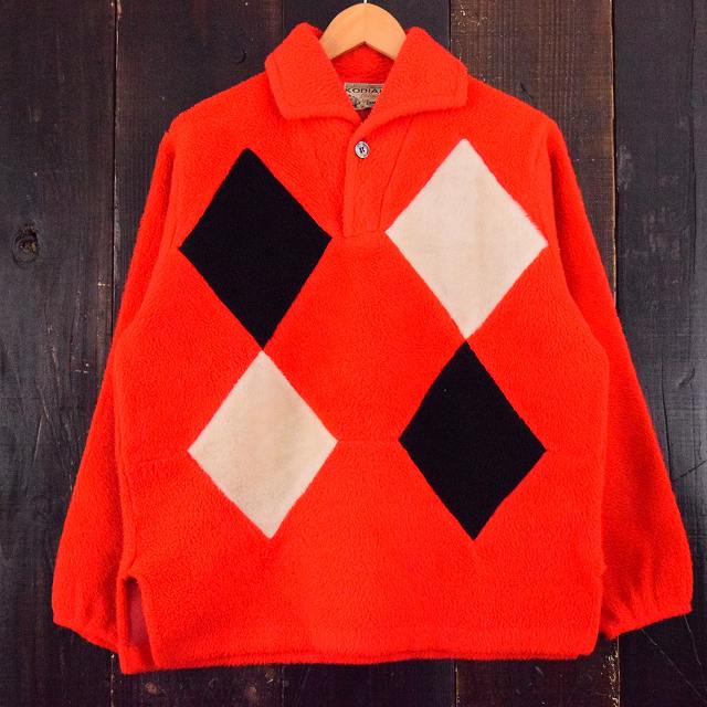 50's〜60's KODIAK CAMPUS ダイヤ柄フェイクファージャケット 50年代