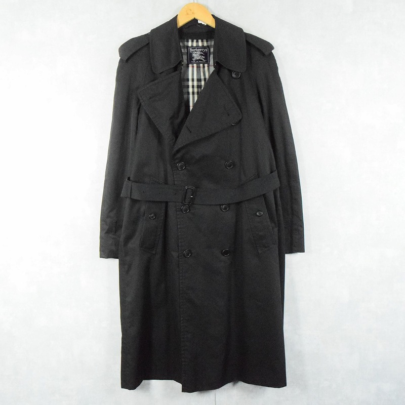 80年代 80s バーバリーズ イングランド製 英国製 ブラック 黒