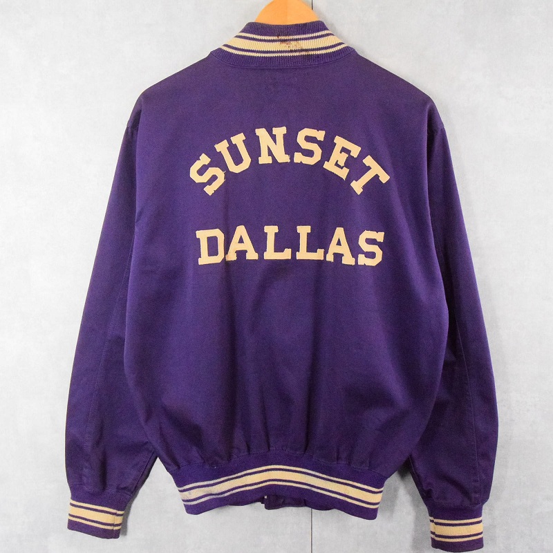 50s 50年代 ボタスタ テニス 紫 パープル │ヴィテージ古着屋Feeet