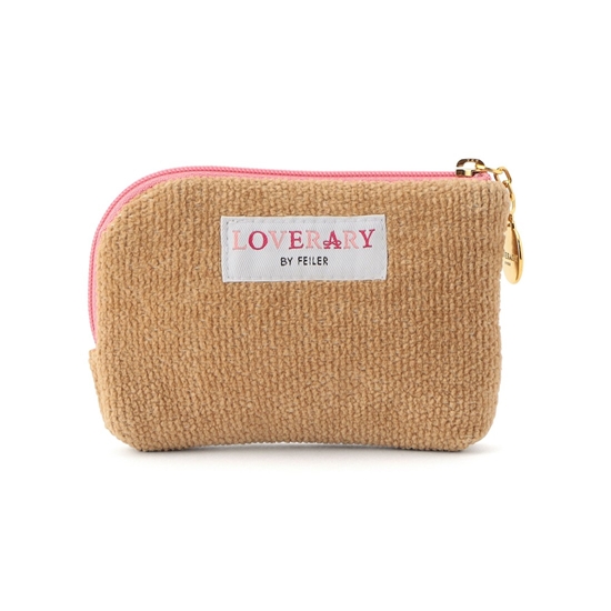 ドアップテディガール L字ポーチ L/DUG-243231(ベージュ): LOVERARY BY