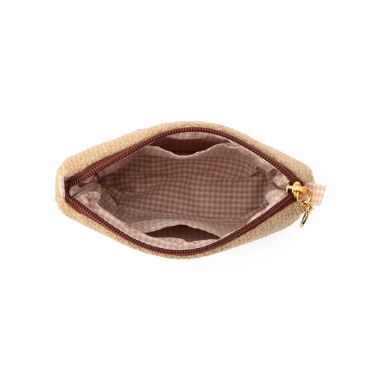 ドアップテディ ポーチ L/DUT-243232(ベージュ): LOVERARY BY FEILER