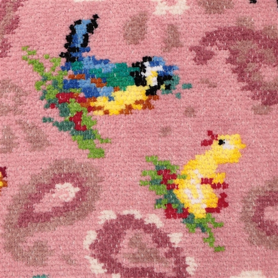 ハイジペイズリー ハンカチ(ピンク×ピンク): FEILER｜フェイラー公式