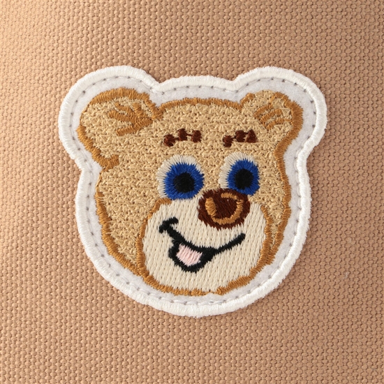 オールドテディ ワッペントートバッグ L/OTE-223025(ベージュ