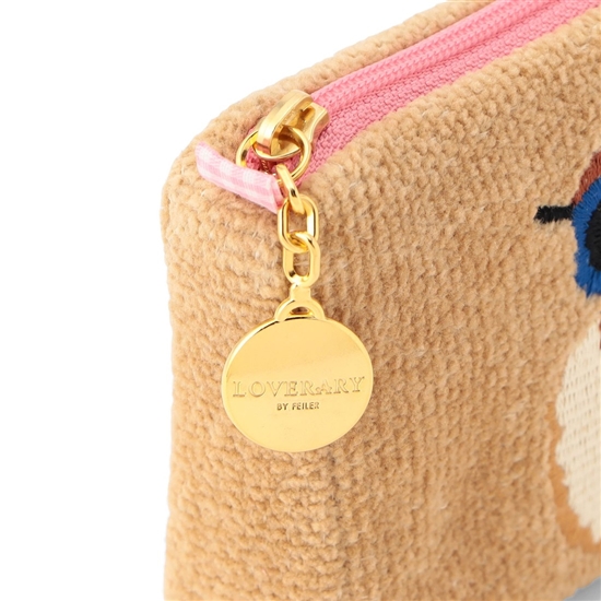 ドアップテディガール ポーチ L/DUG-243232(ベージュ): LOVERARY BY