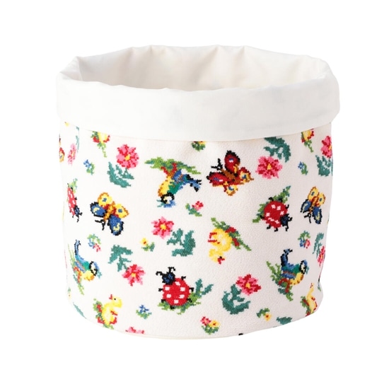 ハイジ ファブリックバスケット HE-191334（WEB限定）(ホワイト