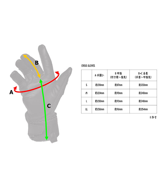 ミリタリーショップ Fellowes / 田村装備開発 TTGD CRISIS GLOVES Mサイズ