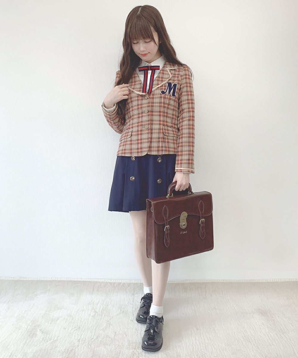 □ワッペン付きチェックジャケット/F i.n.t [0003134300] | F i.n.t